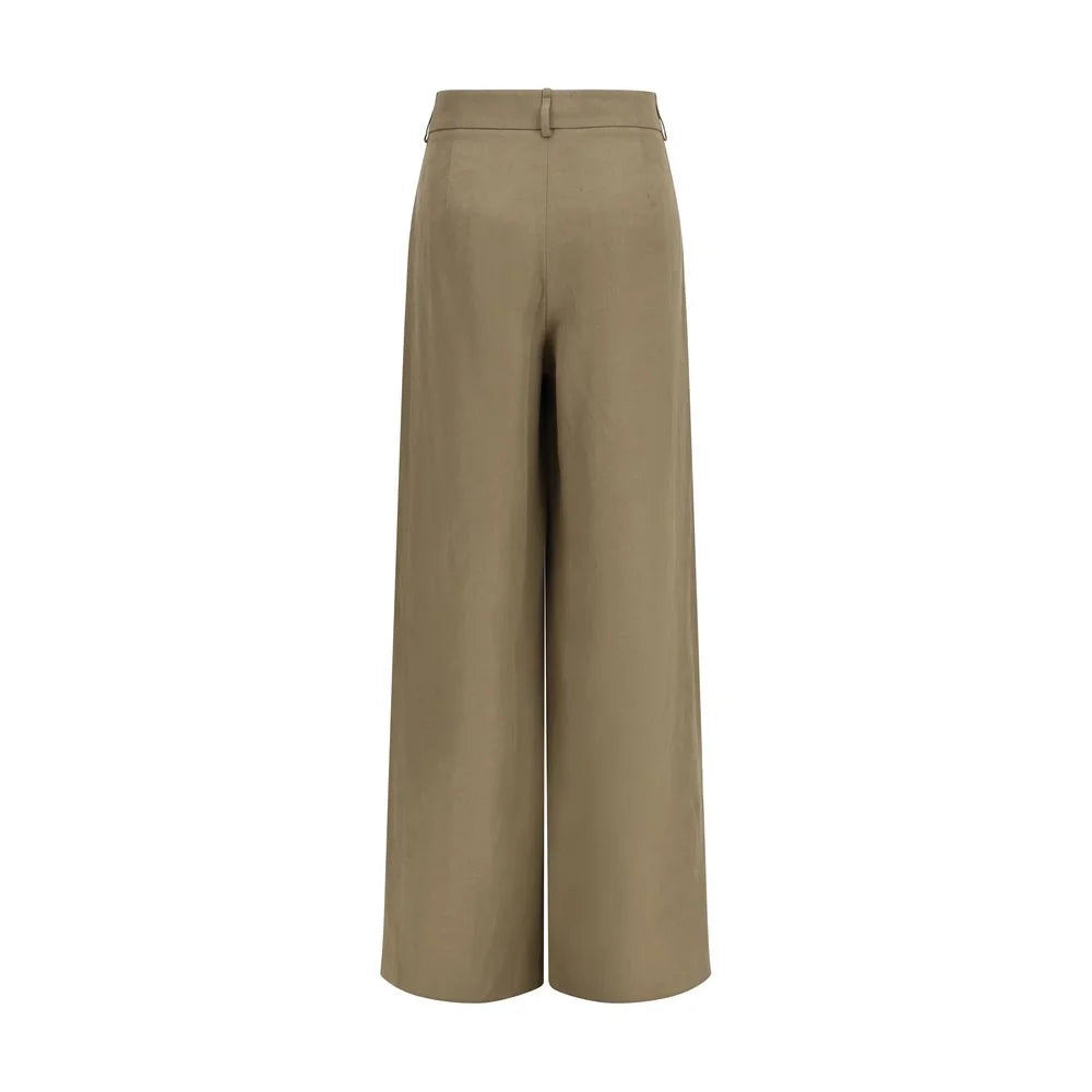 Giorgio Armani Beige Linen Casual Pants - IT44 | L