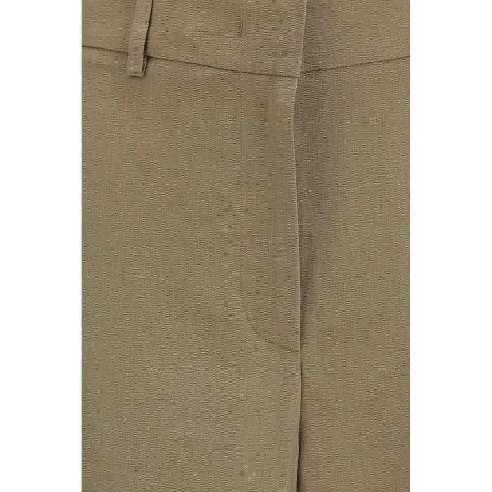 Giorgio Armani Beige Linen Casual Pants - IT44 | L