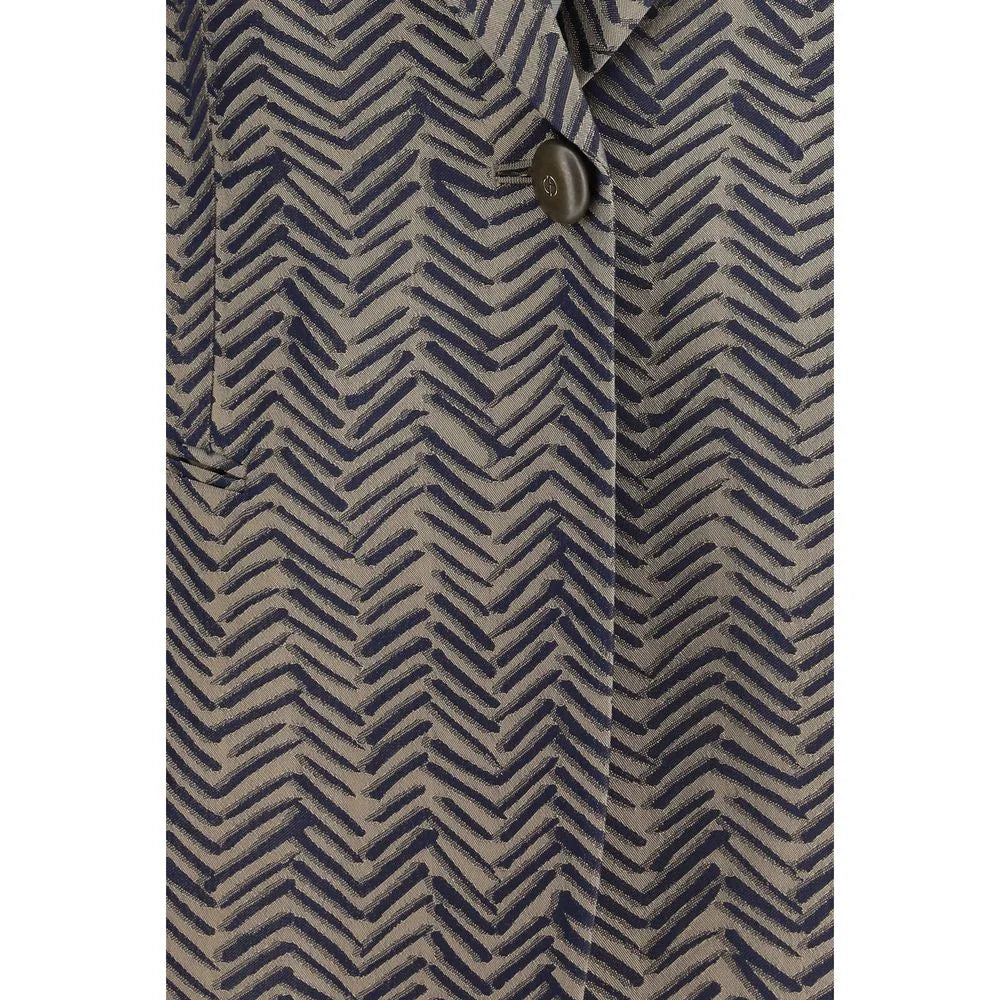 Giorgio Armani Beige Viscose Blazer - IT42 | L