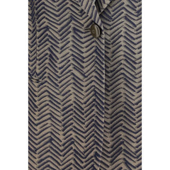 Giorgio Armani Beige Viscose Blazer - IT42 | L