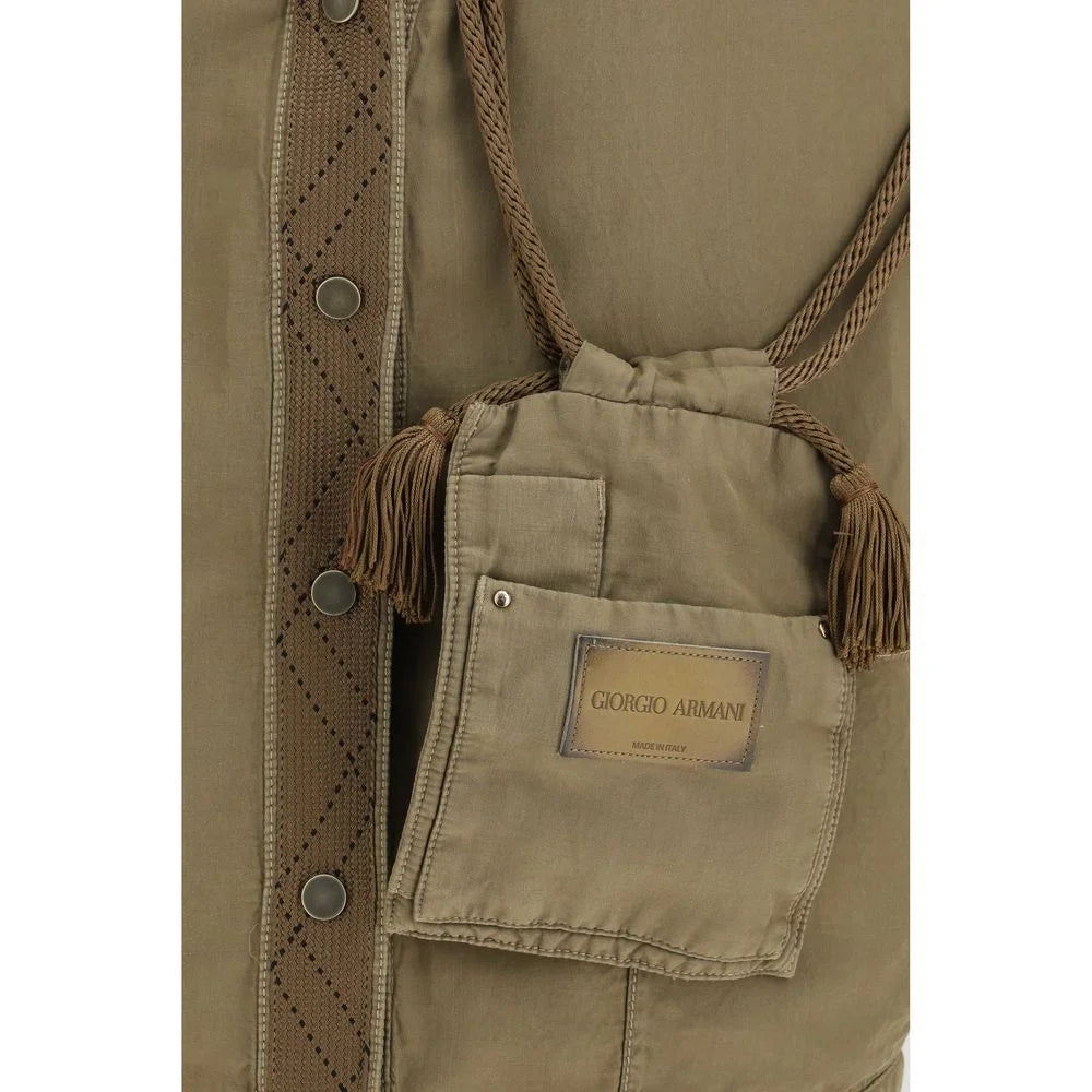 Giorgio Armani Bicolor Copper Denim Jacket - IT40 | M