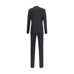 Giorgio Armani Black Fleece Wool Clothing