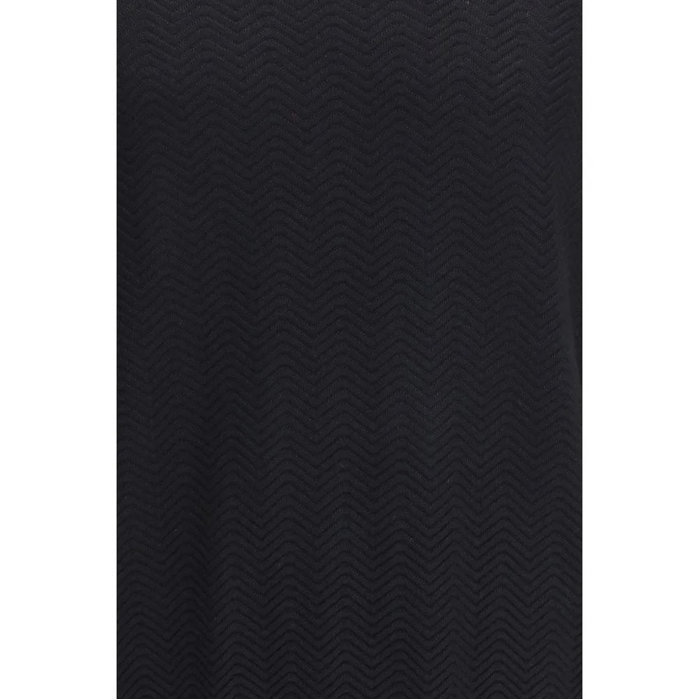 Giorgio Armani Svart Silkesweatshorts