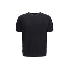 Giorgio Armani Svart Silkesweatshorts