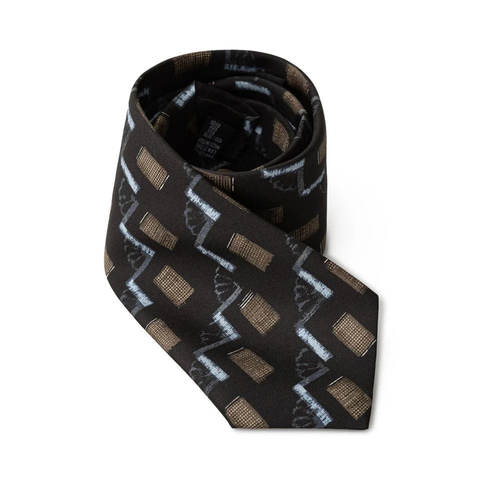 Giorgio Armani Black Silk Tie