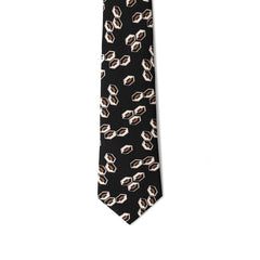 Giorgio Armani Black Silk Ties & Bowty - One Size - Neckties