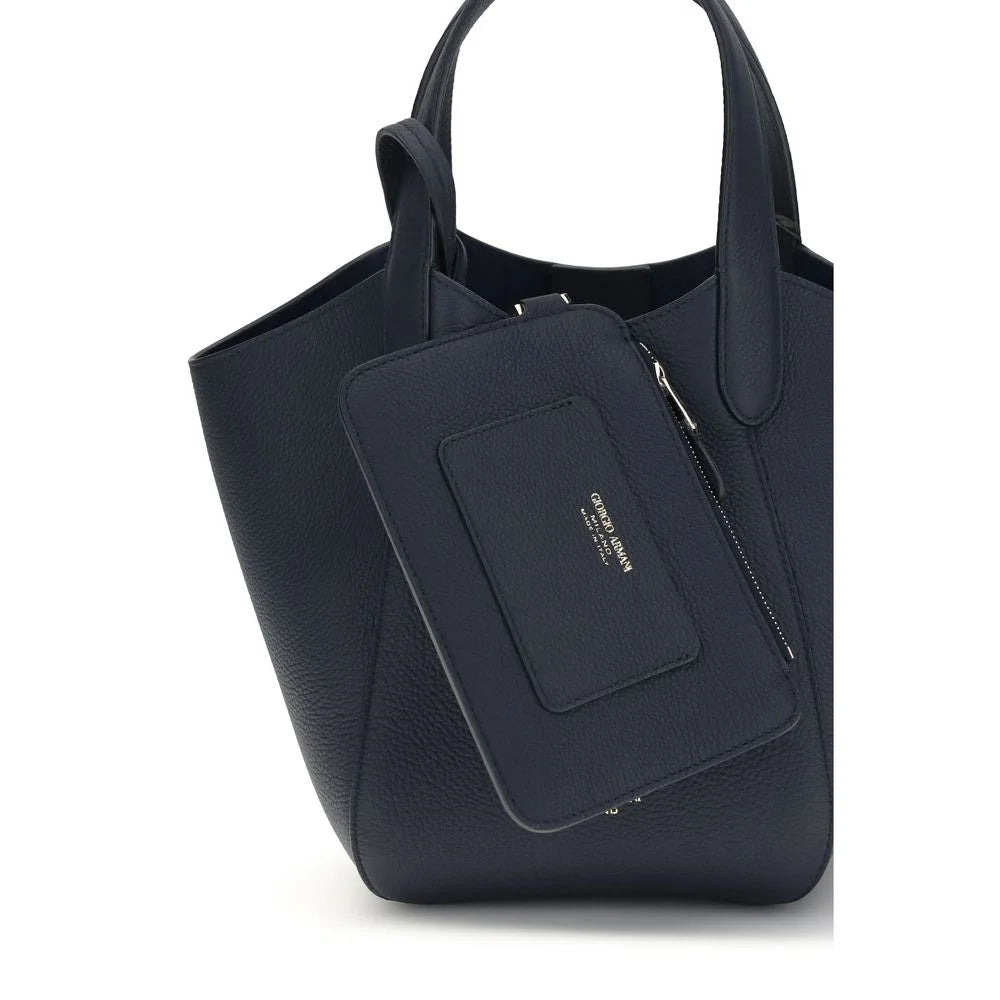 Giorgio Armani Kék Bővű Bővű Bos Taurus Táska