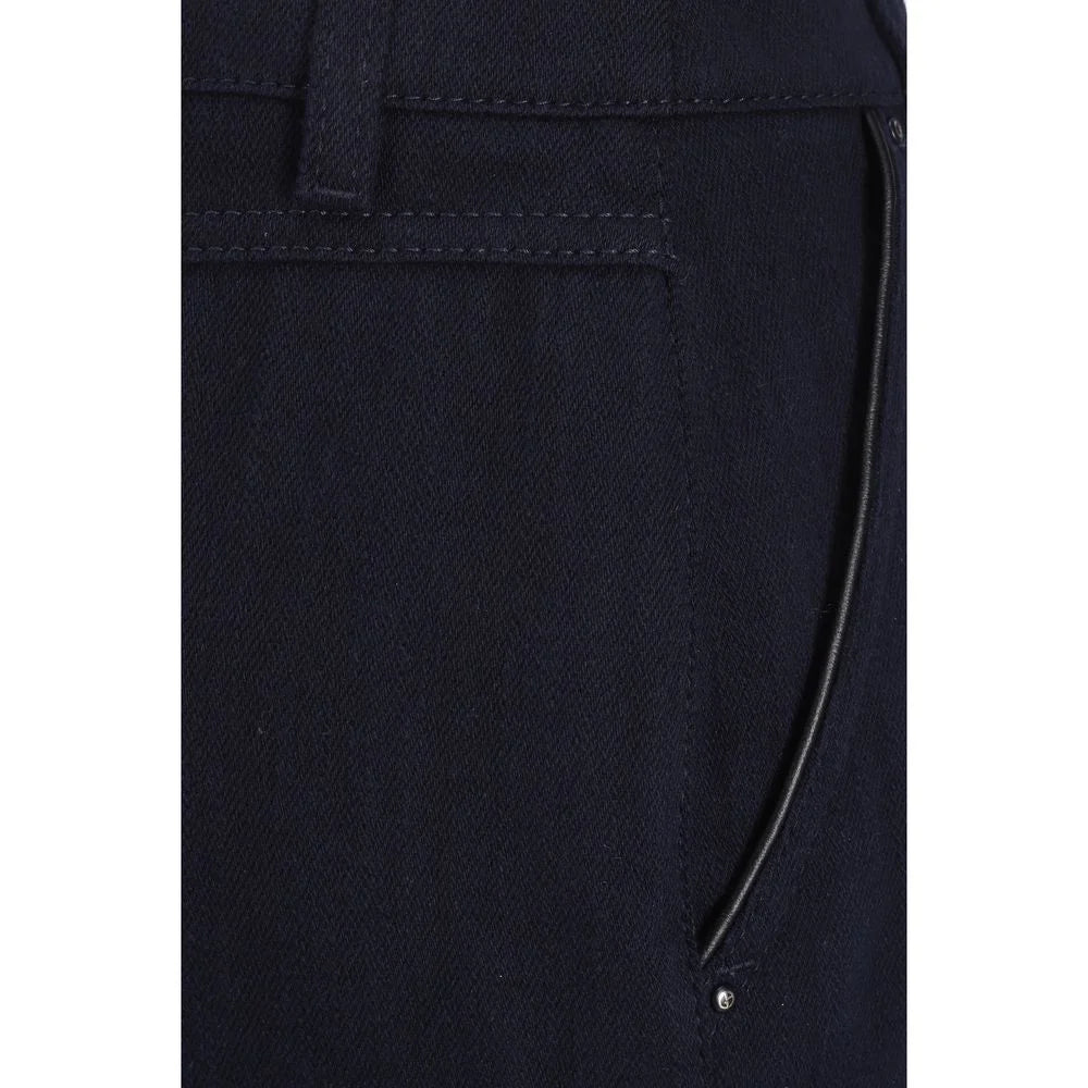 Giorgio Armani Blue Cotton Skirt - EU44 | US44 - Skirts