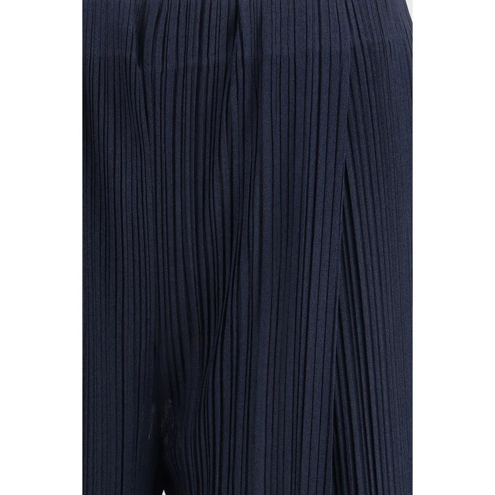 Giorgio Armani Blue Polyester Casual Pants - IT42 | L