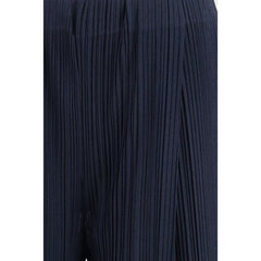 Giorgio Armani Blue Polyester Casual Pants - IT42 | L
