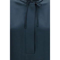 Giorgio Armani Blue Silk Blouse - IT44 | L