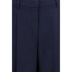 Giorgio Armani Blue Silk Casual Pants - IT42 | L