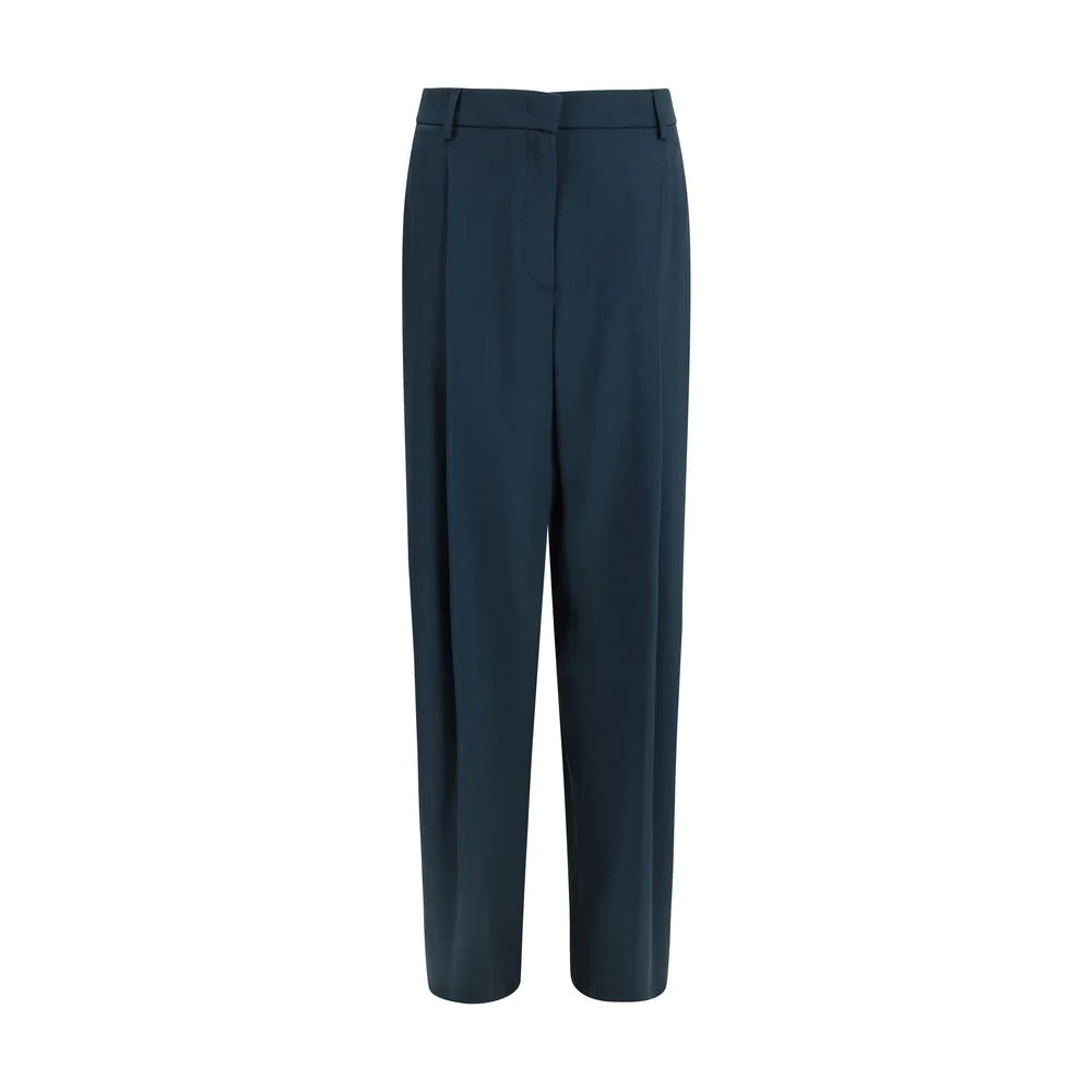 Giorgio Armani Blue Silk Casual Pants - IT44 | L