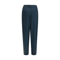 Giorgio Armani Blue Silk Casual Pants - IT44 | L