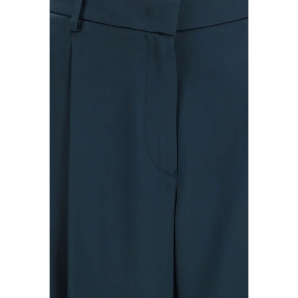 Giorgio Armani Blue Silk Casual Pants - IT44 | L