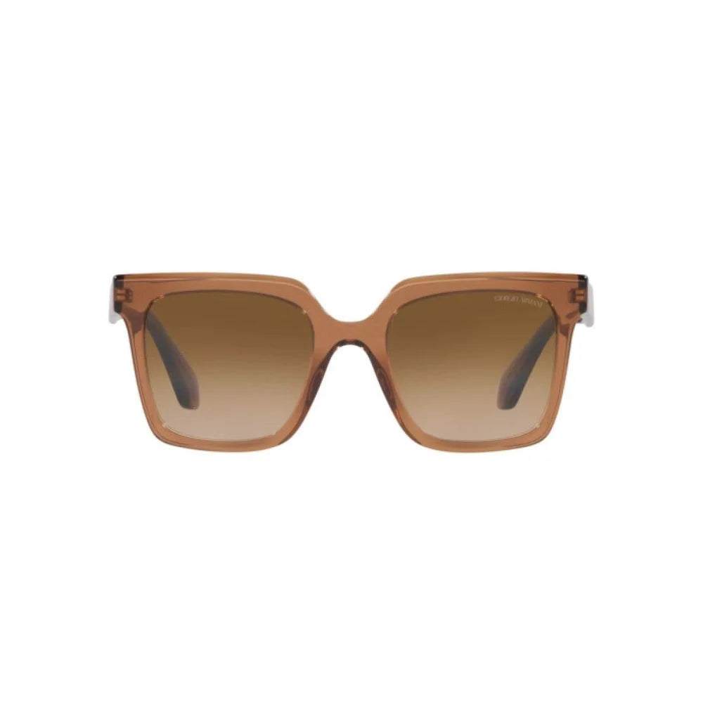 Giorgio Armani Brown Acetate Sunglasses