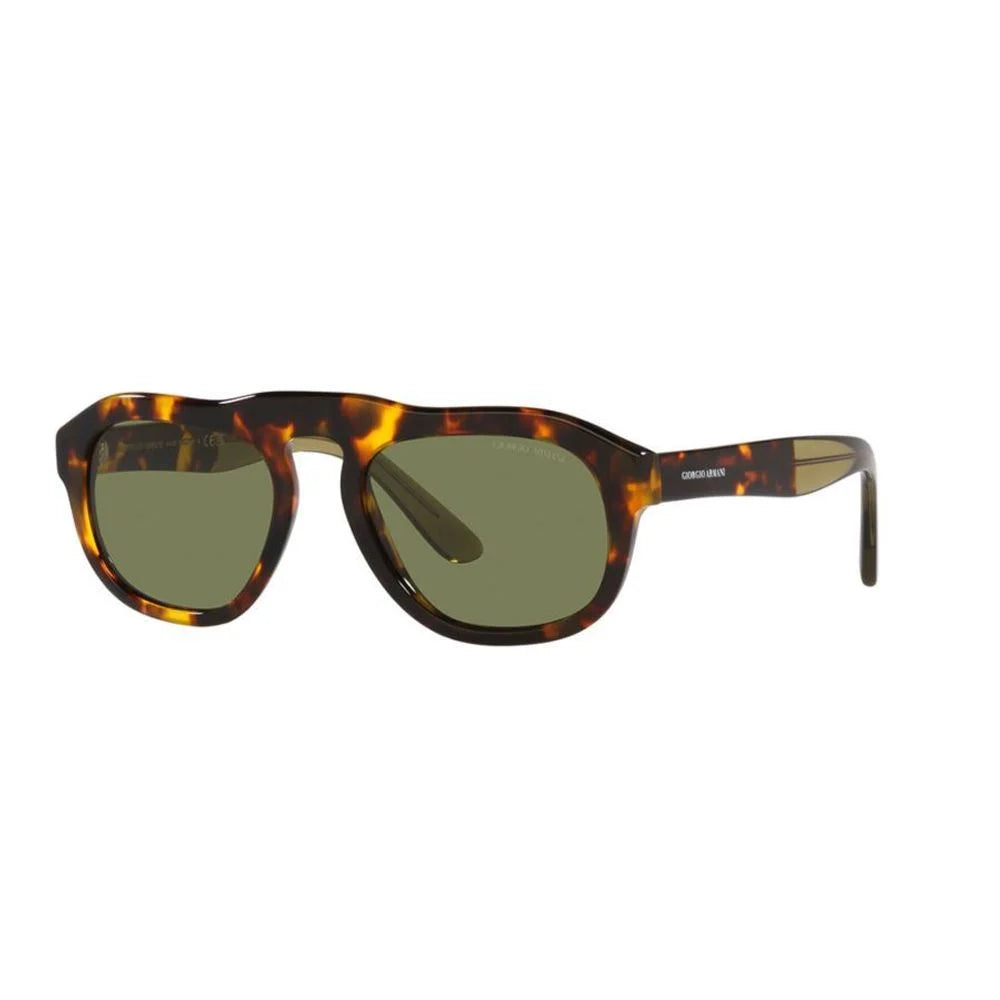 Giorgio Armani Brown Acetate Sunglasses