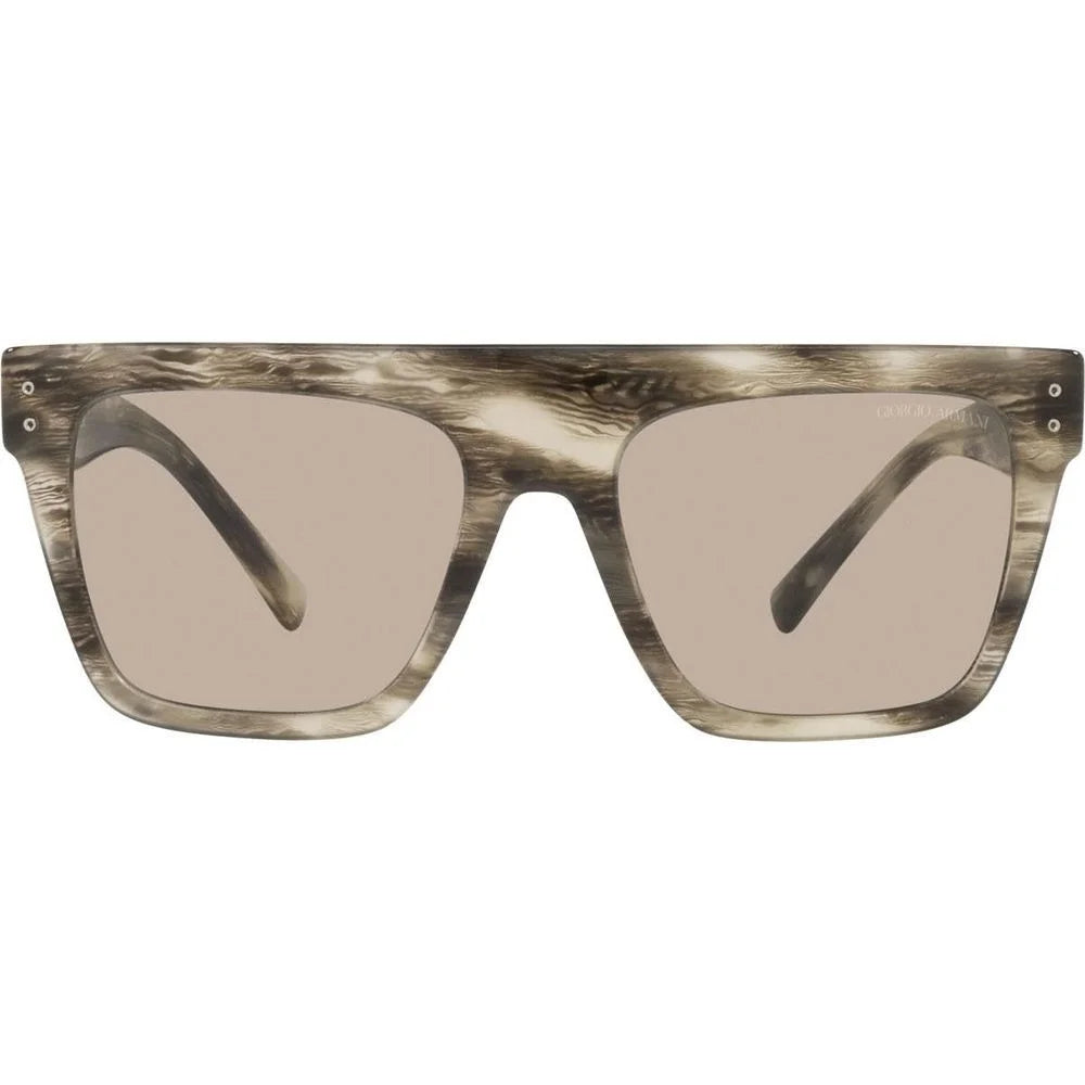 Giorgio Armani Brown Acetate Sunglasses