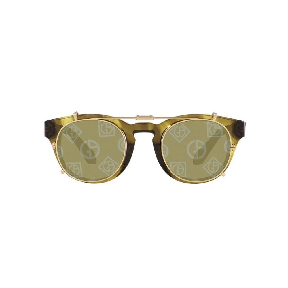 Giorgio Armani Brown Acetate Sunglasses
