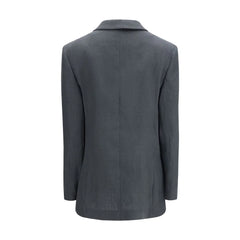Giorgio Armani Brown Linen Jackets And Coat