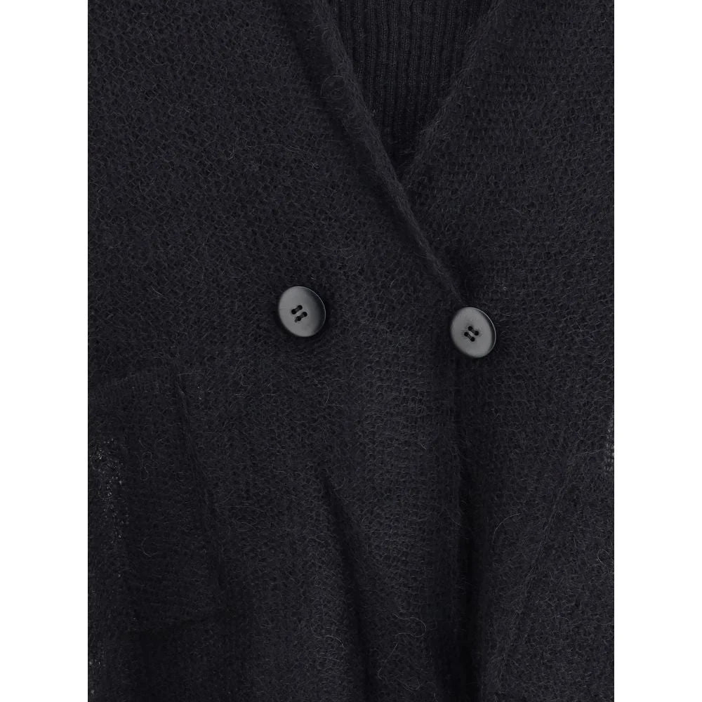 Giorgio Armani Double-breasted cardigan and top in a wool and mohair blend Twin-set - IT46|XL - Cardigans
