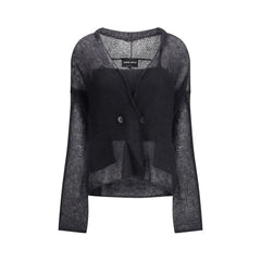 Giorgio Armani Double-breasted cardigan and top in a wool and mohair blend Twin-set - IT46|XL - Cardigans