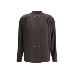 Giorgio Armani Doublebreasted silk Shirt - IT46|XL