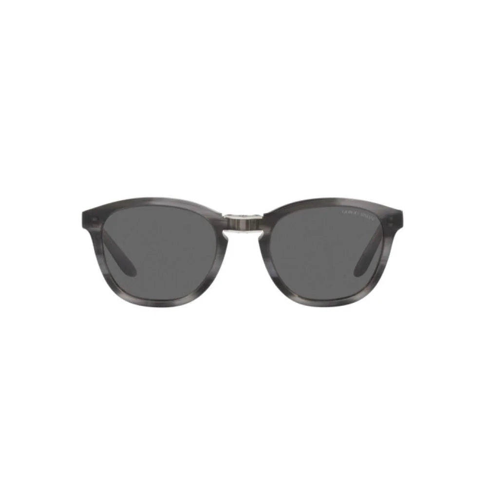 Giorgio Armani Gray Acetate Sunglasses