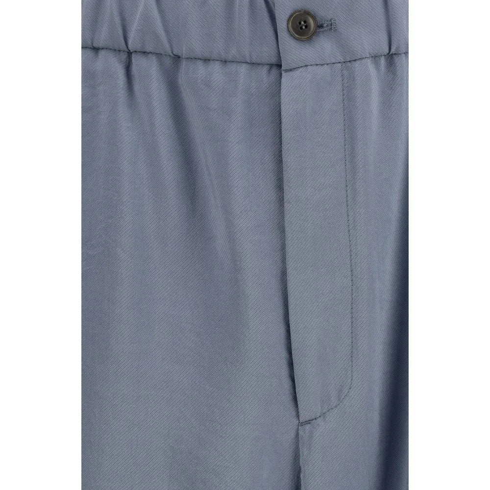 Giorgio Armani Harmaa Silkkinen Housut - IT46 | S