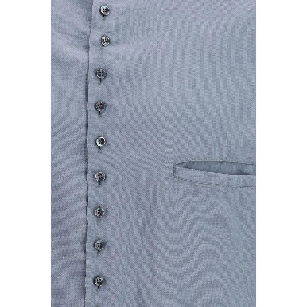 Giorgio Armani Harmaa Silkkipaita