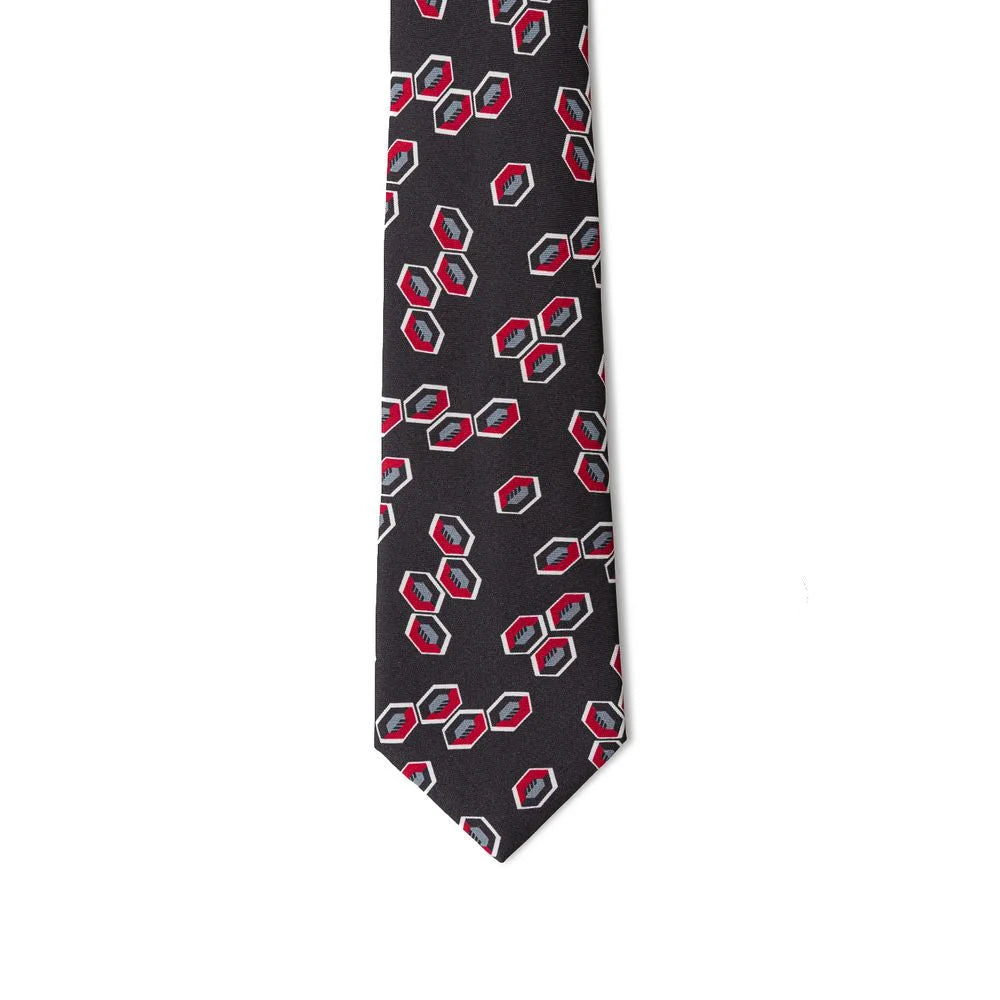 Giorgio Armani Gray Silk Ty - Neckties