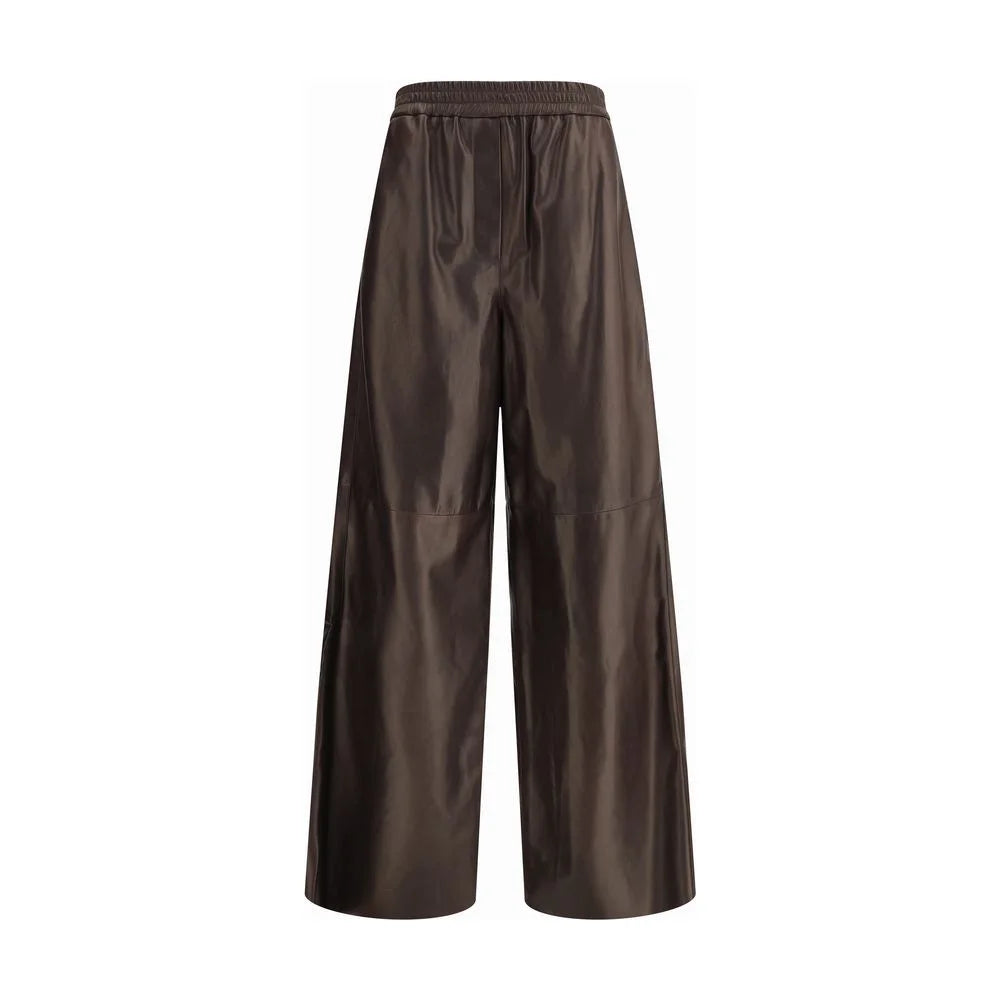 Giorgio Armani Lambskin nappa leather Pants - Trousers