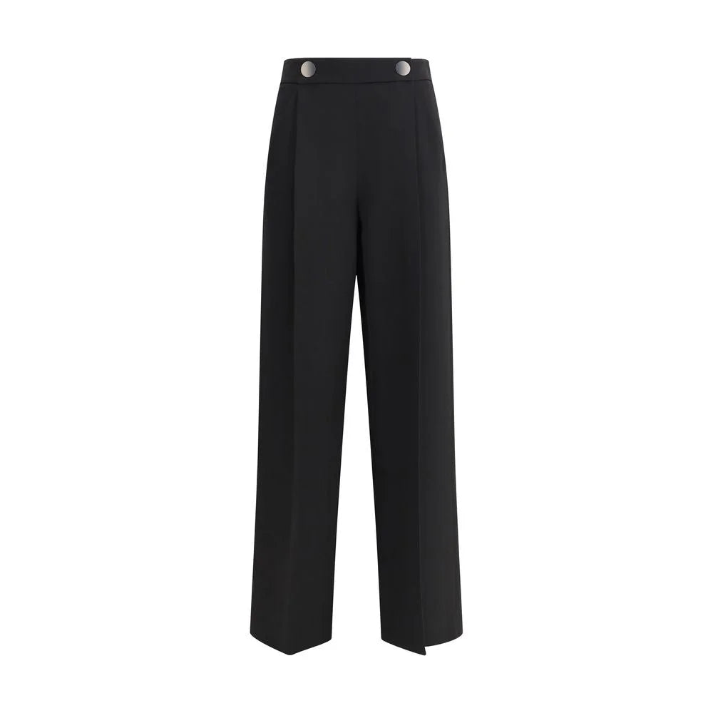 Giorgio Armani Silk crepe cady one-dart Pants - Trousers