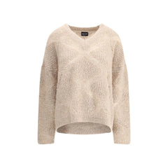 Giorgio Armani V-neck cashmere and alpaca blend Sweater - Sweaters