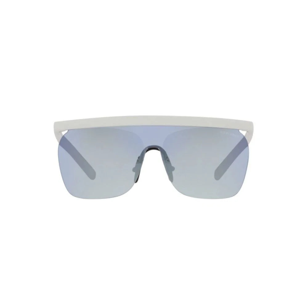 Giorgio Armani White Acetate Sunglasses