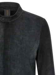 GIORGIO BRATO Black Lamb Leather Leather Jacket
