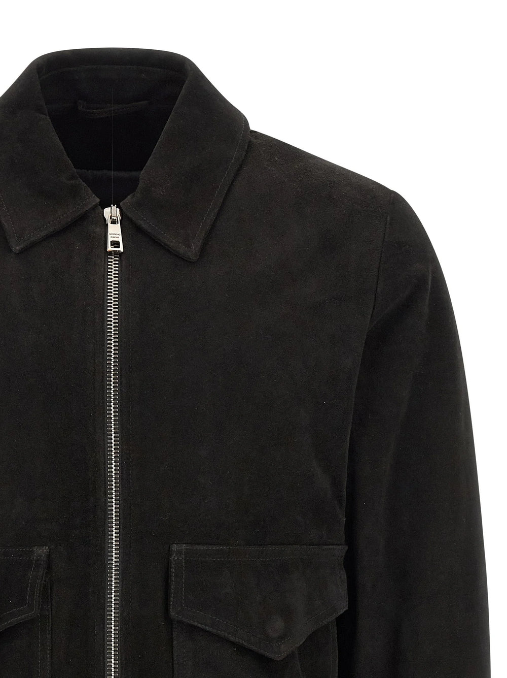 GIORGIO BRATO Black Lamb Leather Leather Jacket
