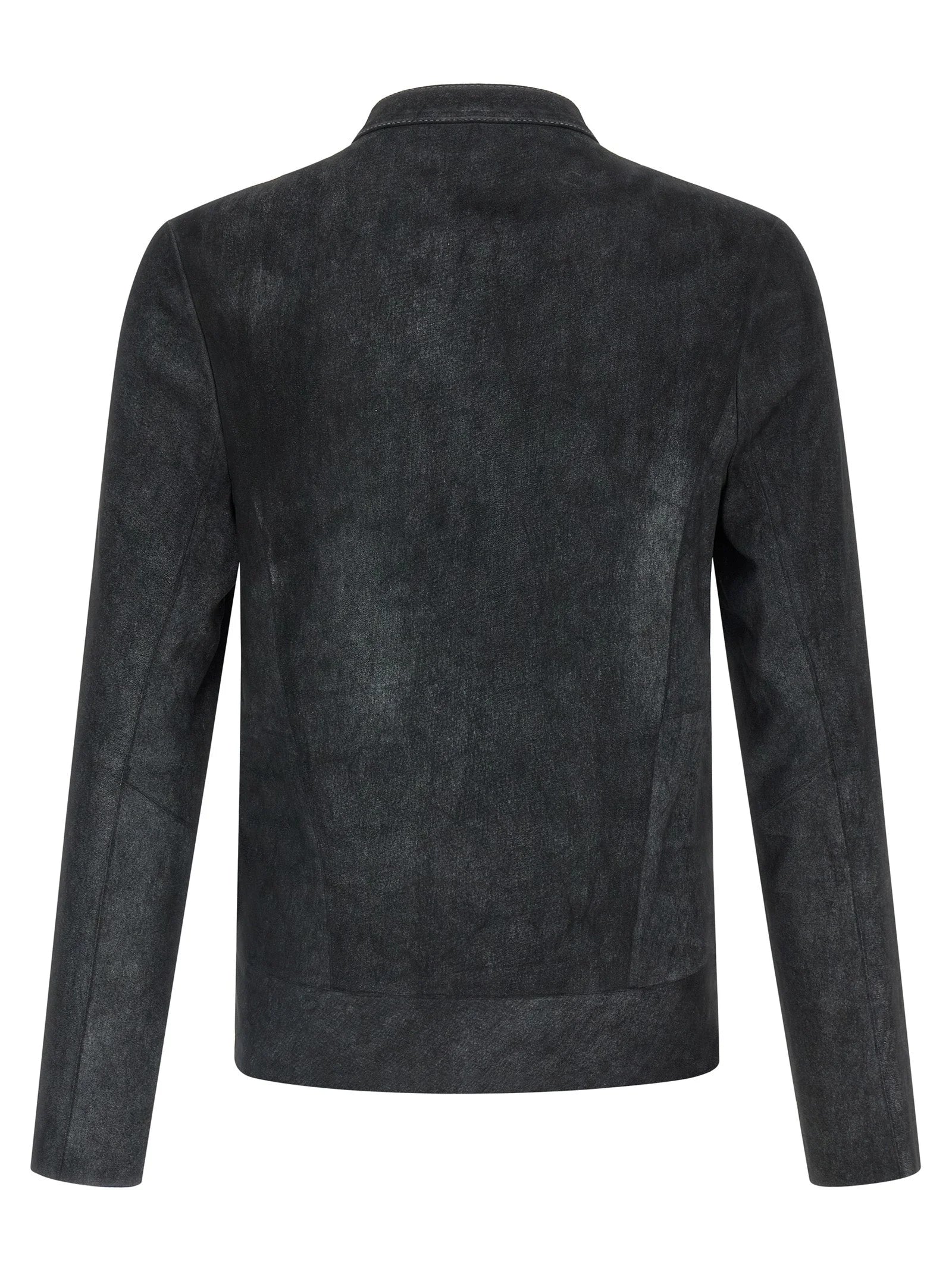 GIORGIO BRATO Black Lamb Leather Leather Jacket