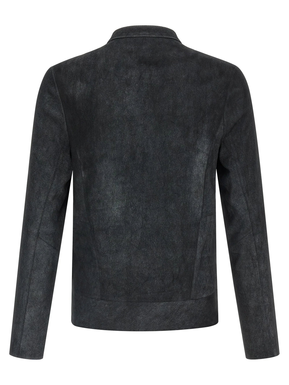 GIORGIO BRATO Black Lamb Leather Leather Jacket