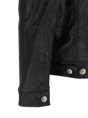 GIORGIO BRATO Black Lamb Leather Leather Jacket - IT56 | XL