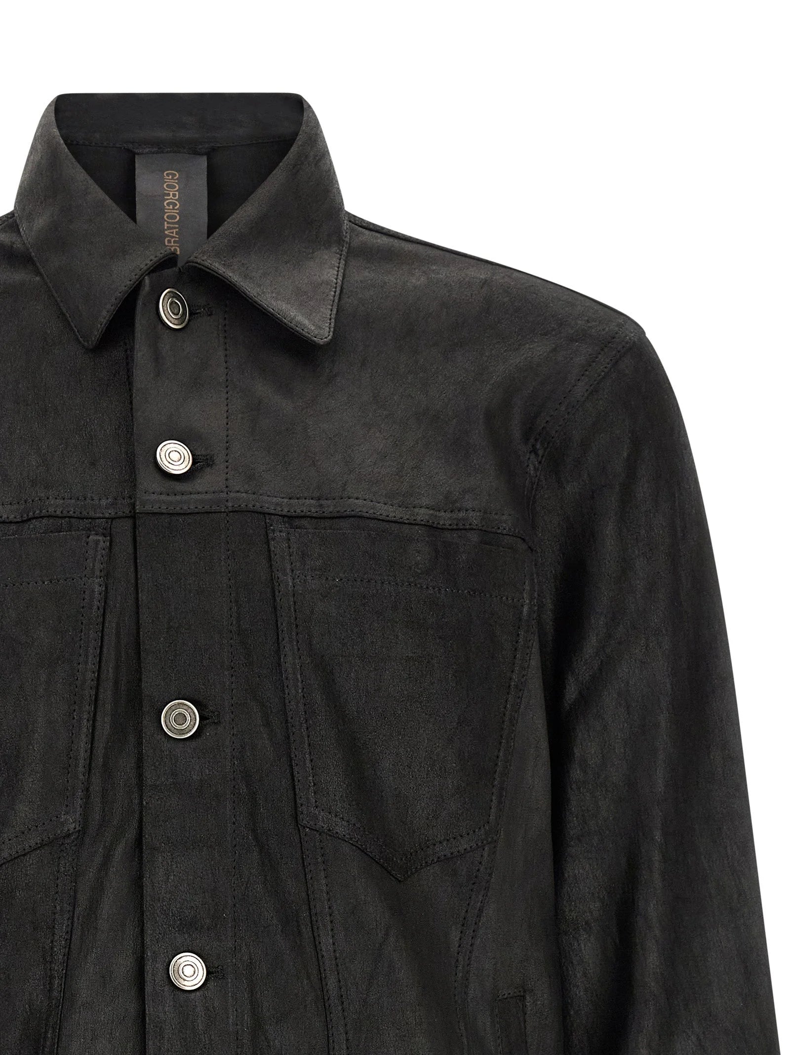 GIORGIO BRATO Black Lamb Leather Leather Jacket - IT56 | XL