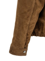 GIORGIO BRATO Brown Calfskin Leather Jacket