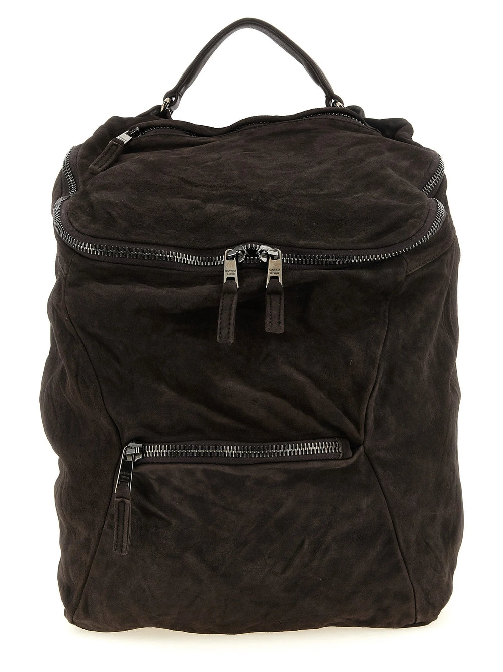GIORGIO BRATO Brown Lamb Leather Backpack