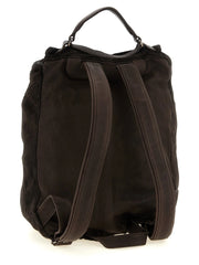 GIORGIO BRATO Brown Lamb Leather Backpack