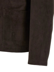 GIORGIO BRATO Brown Suede Leather Leather Jacket