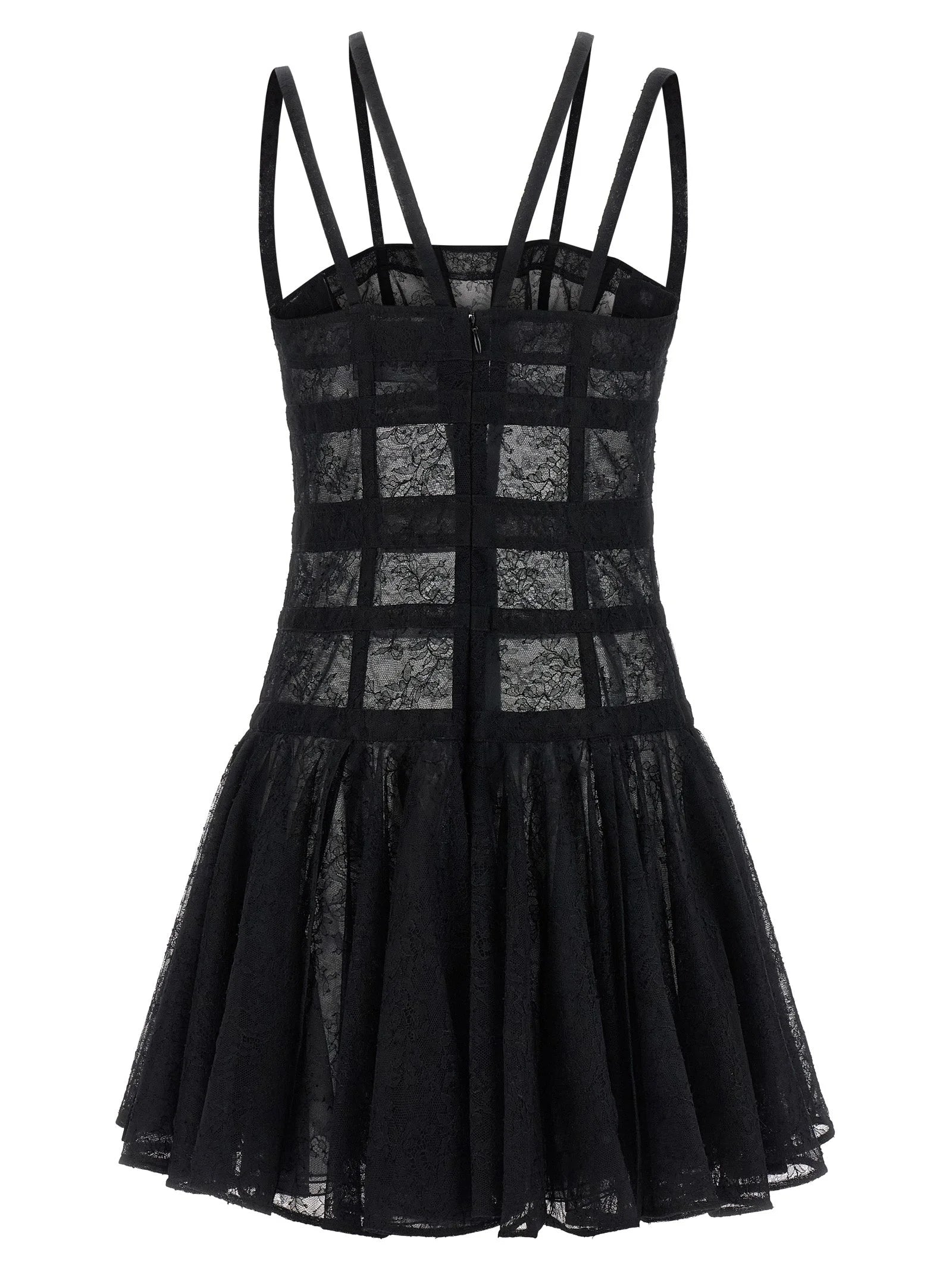 Giovanni Bedin Black Polyamide Short Dress