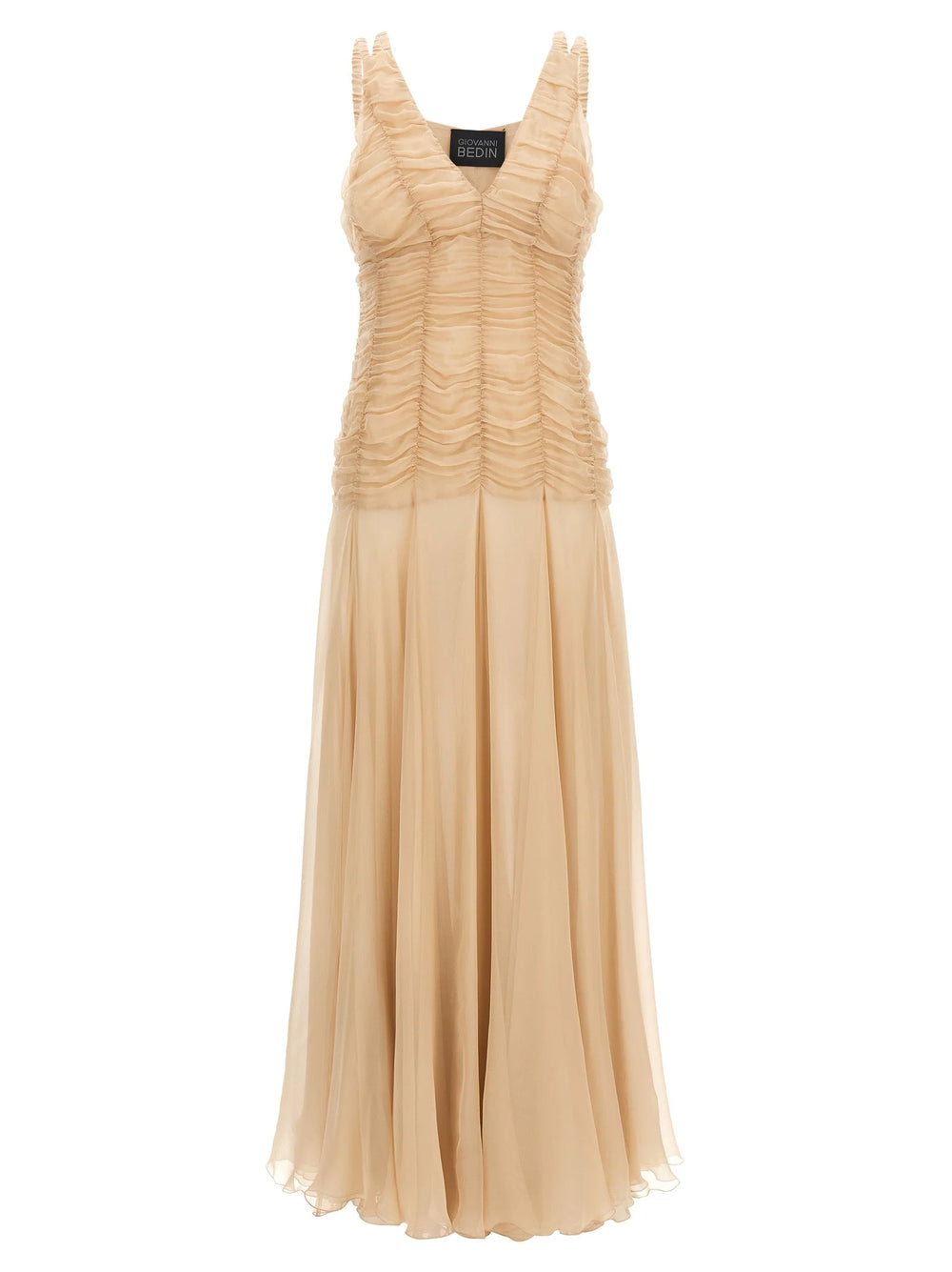Giovanni Bedin Multicolor Silk Long Dress