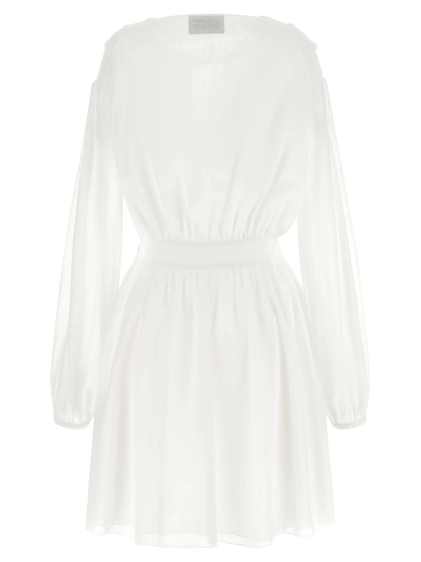 Giovanni Bedin White Cotton Short Dress - IT38