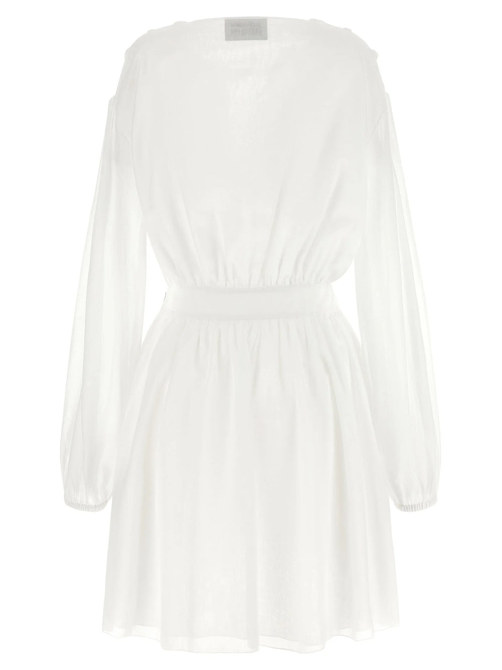 Giovanni Bedin White Cotton Short Dress - IT38