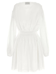 Giovanni Bedin White Cotton Short Dress - IT38